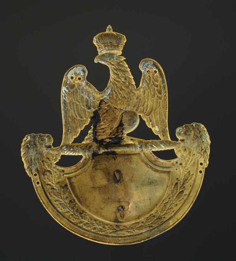 Plaque de Shako 1er de Ligne 1812