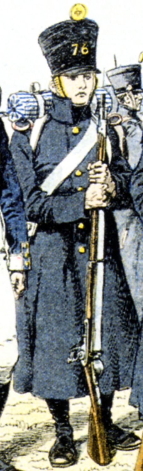 Officier du 76e de Ligne, 1813