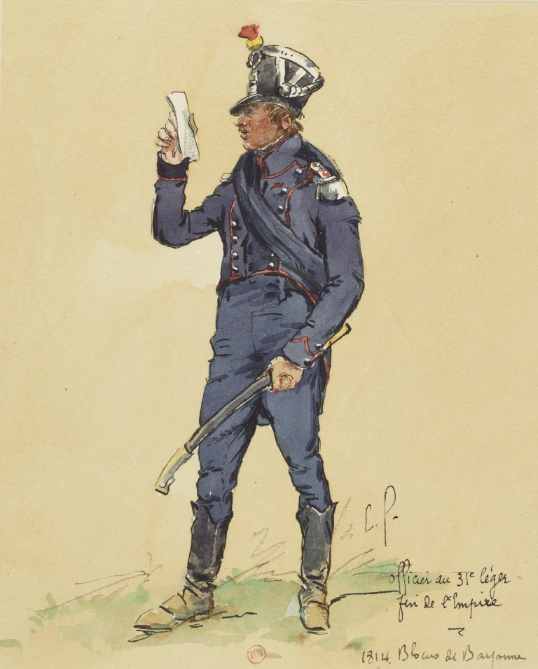 Carabinier, 31e Lger, 1813-1814