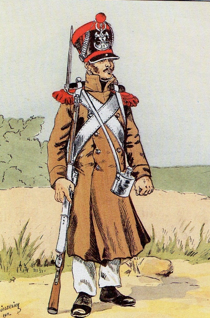 Carabinier, 31e Lger, 1813-1814