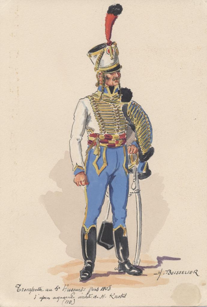 Trompette 5e Hussards, 1808