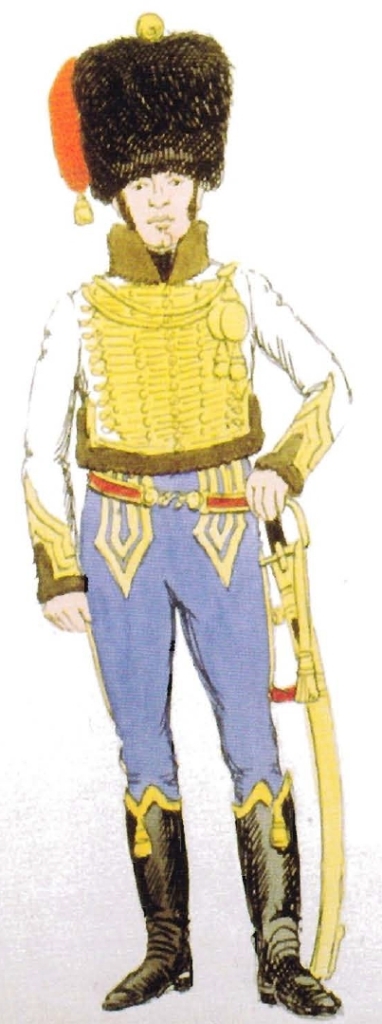 Officier, 5e Hussards, 1809-1810
