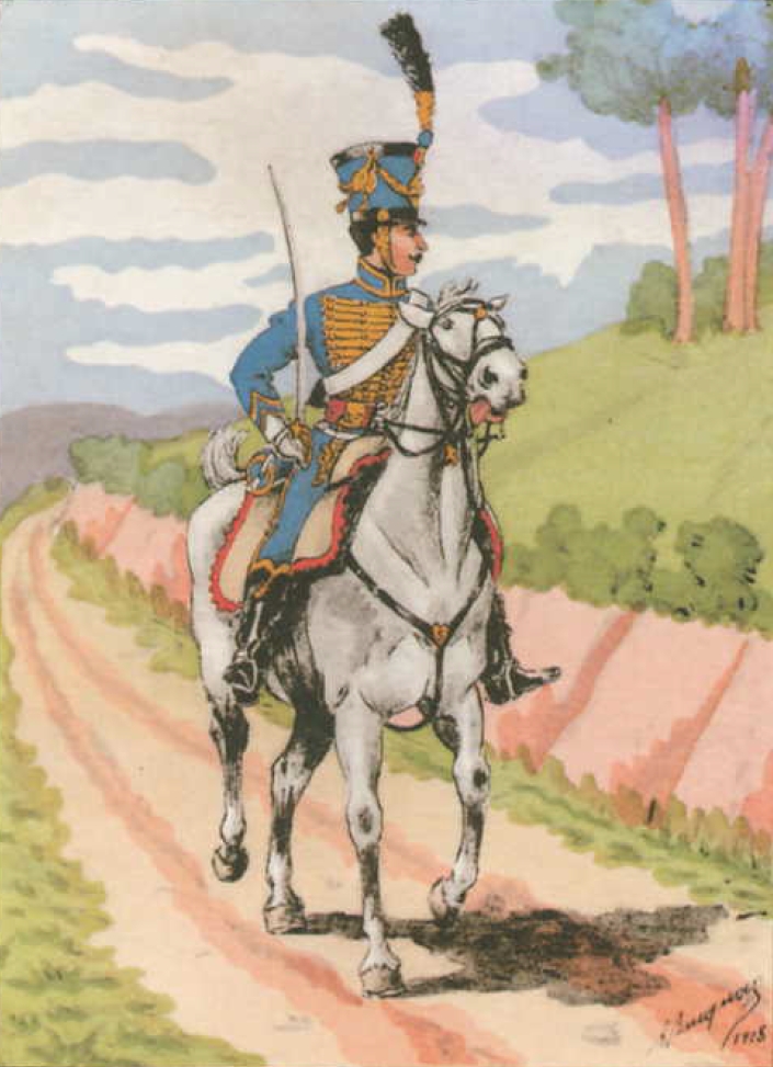 Maréchal des Logis 5e Hussards, 1806