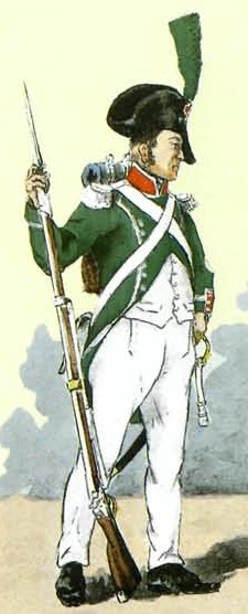 Chasseur RGT de la Tour d'Auvergne, 1805