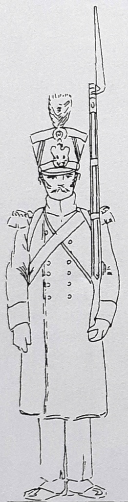 Voltigeur, Régiment d'Isembourg, 1813-1814